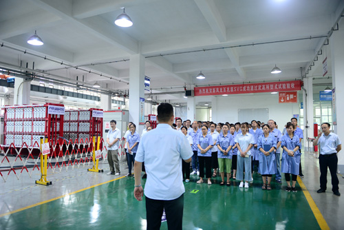 同乐城体育（tlcsports）百兆级高压水冷SVG成功通过中国电科院型式试验检测验收